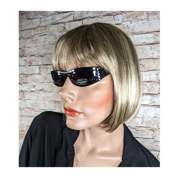 Neostyle Mozart 1401 Black & Swarovski Crystals Sunglasses 48-18 NOS Rare main image 8